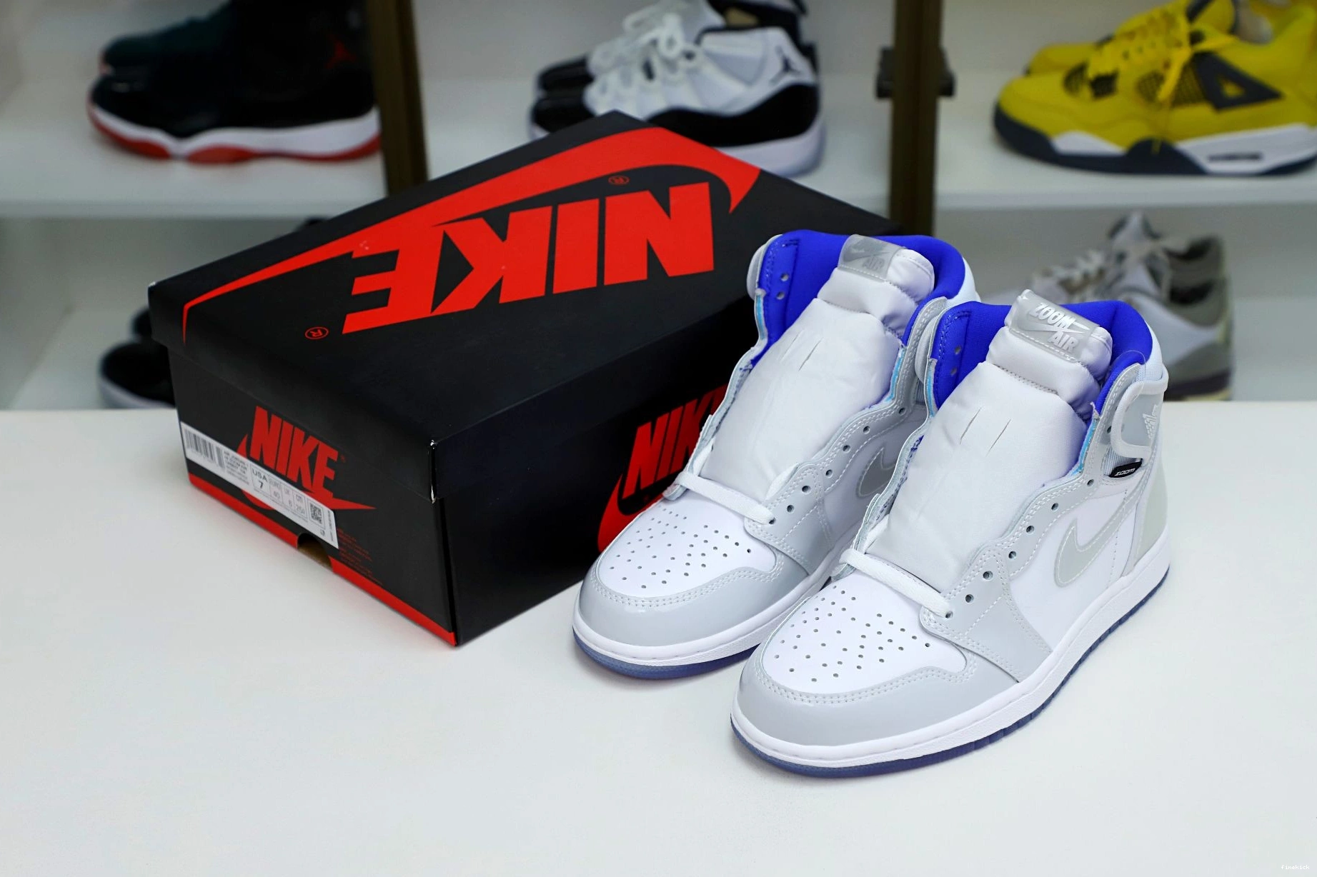 AIR JORDAN 1 'RACER BLUE' ZOOM HIGH 0713